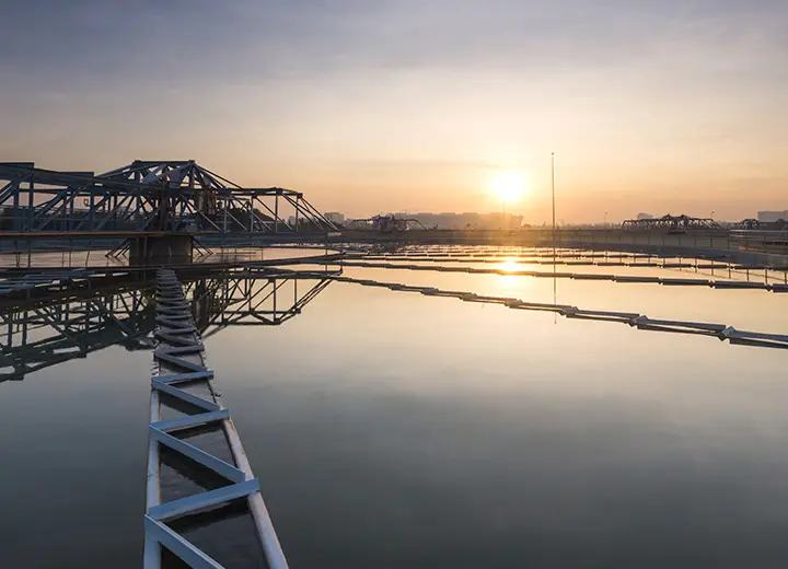 Outside of water plant image