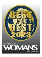 Professional Womans Magazine award winning logo