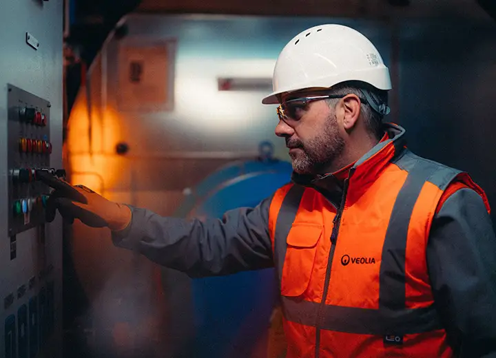 Male Engineer working